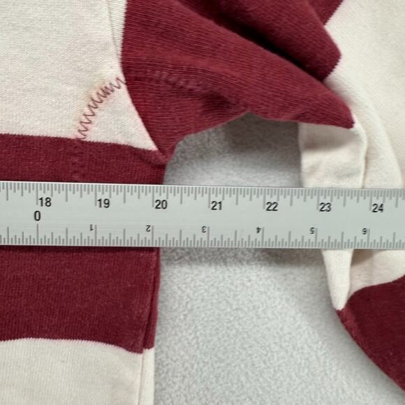 Vintage Harvard Rugby Shirt Men's Small Red White Swimming & Diving Embroidered - Picture 11 of 16